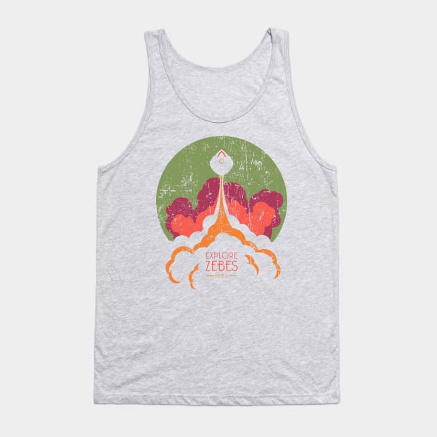 Explore Zebes Tank Top by djkopet